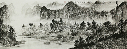 小六尺山水&mdash;&mdash;画家永茂