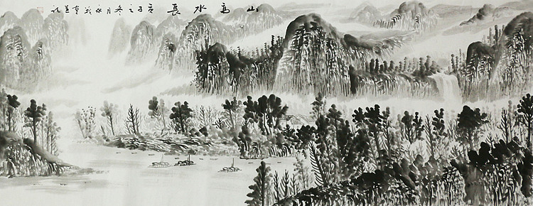 小六尺山水&mdash;&mdash;画家永茂