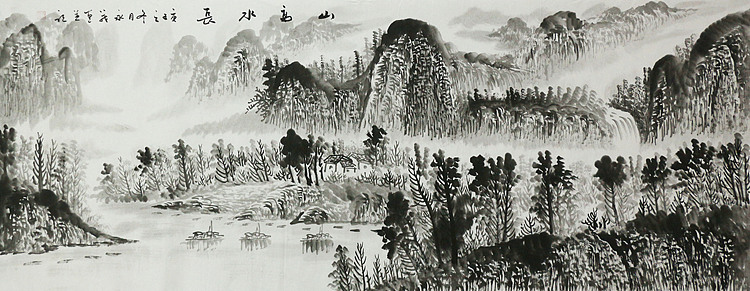 小六尺山水&mdash;&mdash;画家永茂