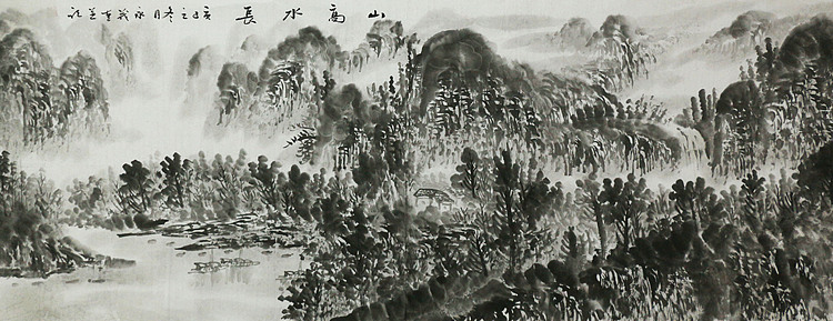 小六尺山水&mdash;&mdash;画家永茂