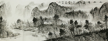 小六尺山水&mdash;&mdash;画家永茂