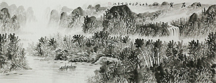 小六尺山水&mdash;&mdash;画家永茂