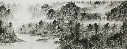 小六尺山水&mdash;&mdash;画家永茂