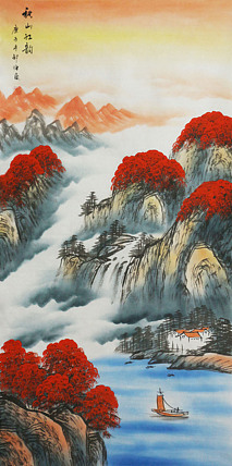 四尺山水作品&mdash;&mdash;画家邵强