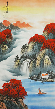 四尺山水作品&mdash;&mdash;画家邵强