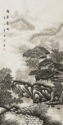 四尺山水作品&mdash;&mdash;莫桂明