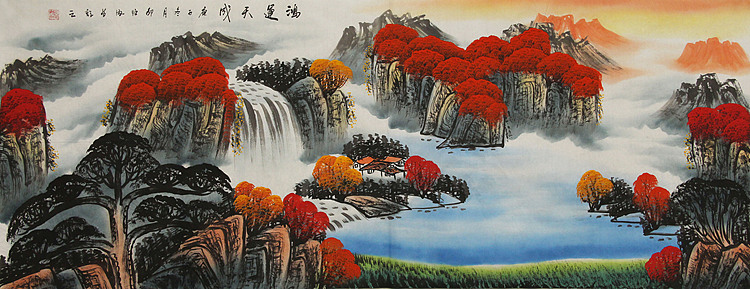 小六尺山水——画家邵强