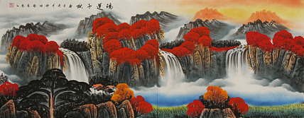 小六尺山水——画家邵强