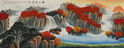 小六尺山水&mdash;&mdash;画家邵强