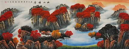 小六尺山水&mdash;&mdash;画家邵强