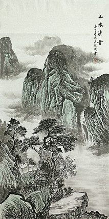 四尺山水作品&mdash;&mdash;画家莫桂明