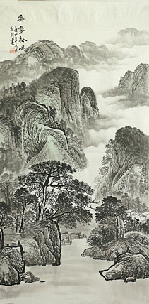 四尺山水作品&mdash;&mdash;画家莫桂明
