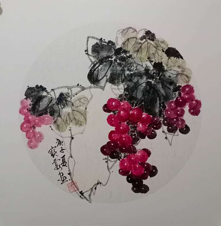 中国老年书画研究会会员 张宝霞 硕果累累