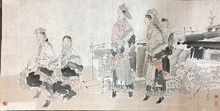 名家精品——吕书峰《藏女》