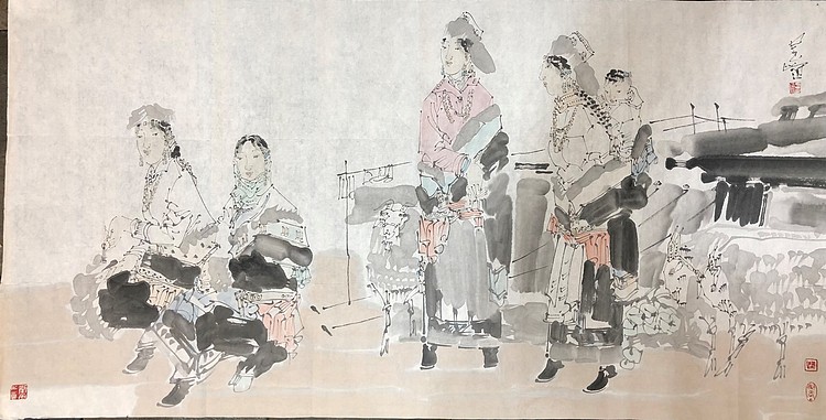 名家精品——吕书峰《藏女》