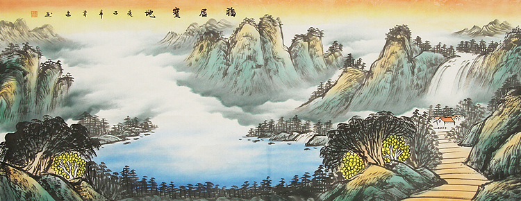 小六尺山水——画家韦建
