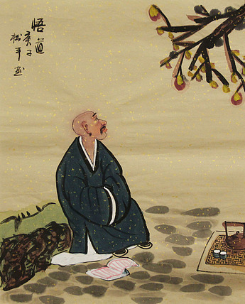 三裁人物作品——画家张松平