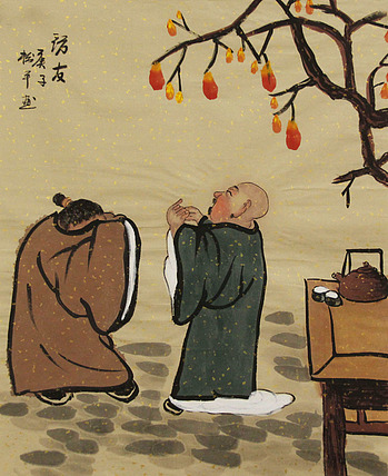 三裁人物作品——画家张松平