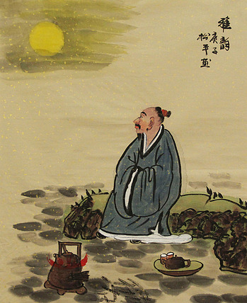 三裁人物作品——画家张松平