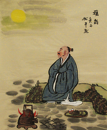 三裁人物作品——画家张松平