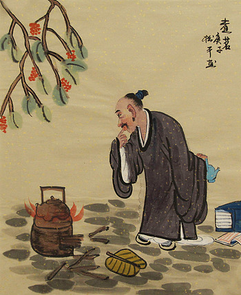 三裁人物作品——画家张松平