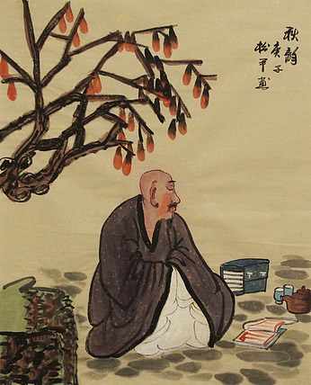 三裁人物作品——画家张松平