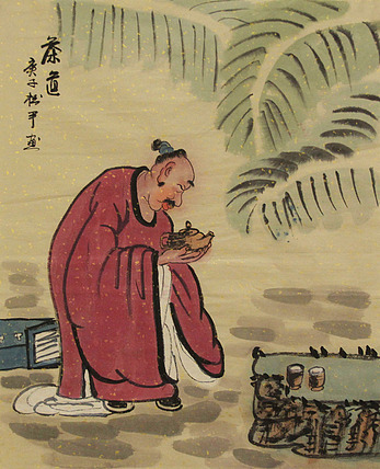 三裁人物作品——画家张松平