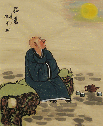 三裁人物作品——画家张松平