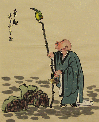 三裁人物作品——画家张松平