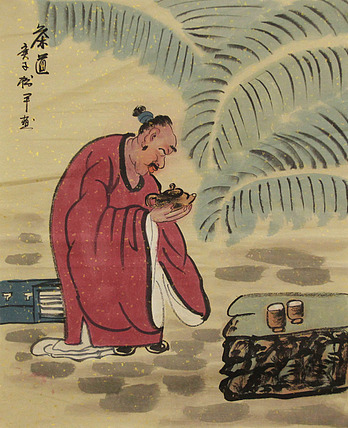 三裁人物作品——画家张松平