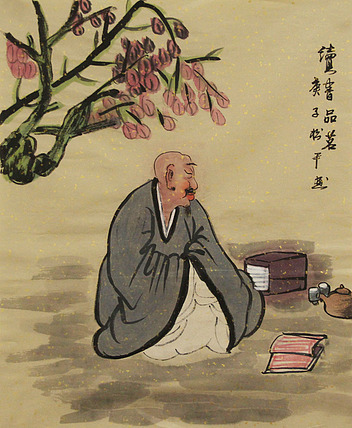 三裁人物作品——画家张松平