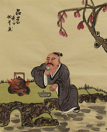 三裁人物作品——画家张松平