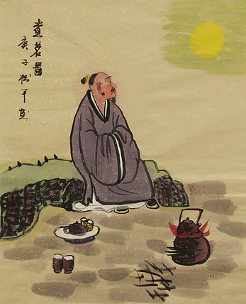 三裁人物作品——画家张松平