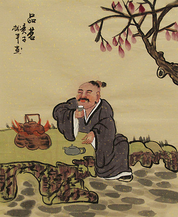 三裁人物作品——画家张松平