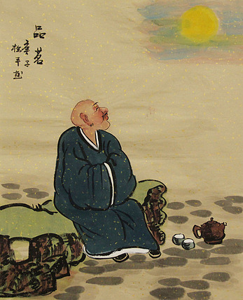 三裁人物作品——画家张松平