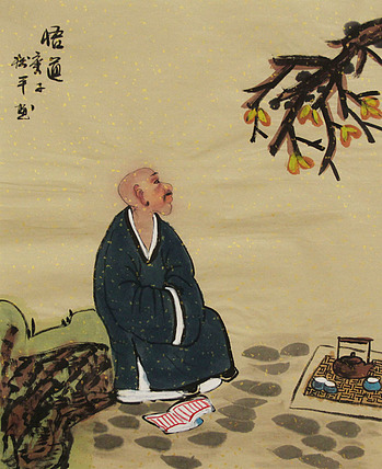 三裁人物作品——画家张松平