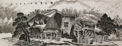 小六尺山水&mdash;&mdash;画家莫桂明