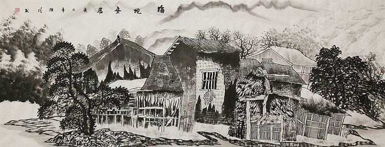 小六尺山水&mdash;&mdash;画家莫桂明