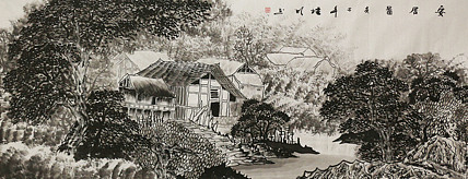 小六尺山水&mdash;&mdash;画家莫桂明