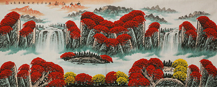 小六尺山水&mdash;&mdash;画家邵强