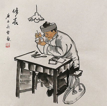 斗方人物&mdash;&mdash;画家黄永发