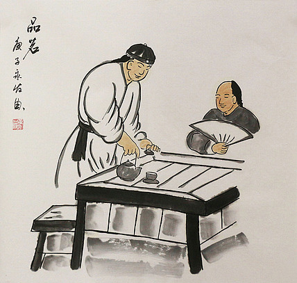 斗方人物&mdash;&mdash;画家黄永发