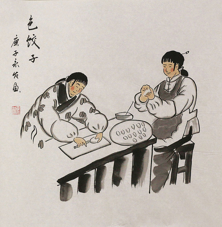 斗方人物——画家黄永发
