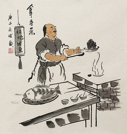 斗方人物——画家黄永发