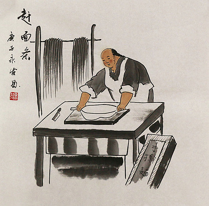 斗方人物——画家黄永发