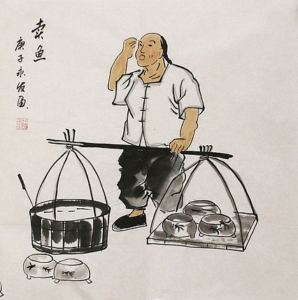 斗方人物——画家黄永发