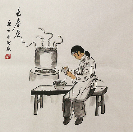 斗方人物——画家黄永发