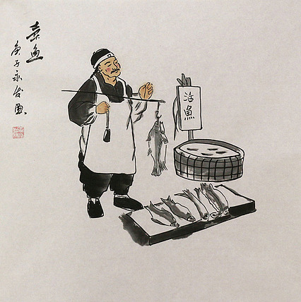 斗方人物&mdash;&mdash;画家黄永发