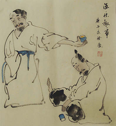 高士图——画家黄永发