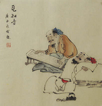 高士图——画家黄永发